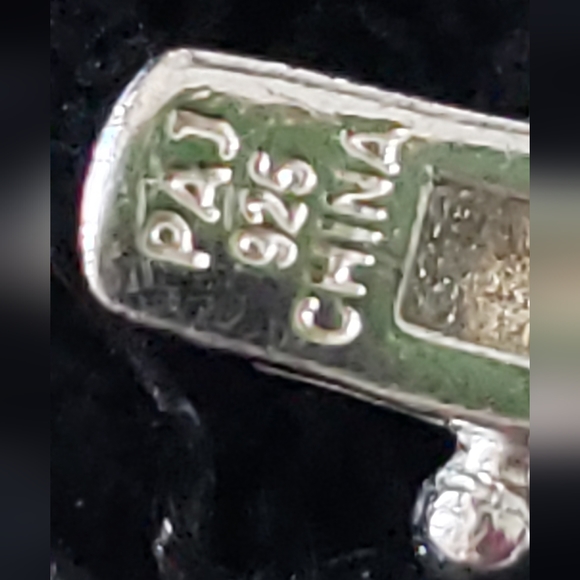 8 inch, Diamonelle Tennis Bracelet, 925 Silver, Tongue/Groove Dbl Figure 8 lock - Picture 6 of 11